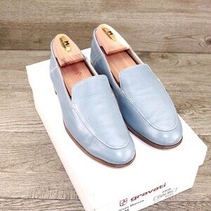 *NEW* $595 Neiman Marcus GRAVATI Women's 7.5 M Sky Blue 4908 * add $15 Trees